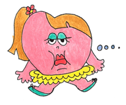 Miss. Heart and Friends sticker #7490898