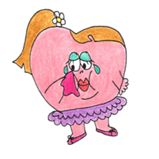 Miss. Heart and Friends sticker #7490900