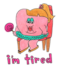 Miss. Heart and Friends sticker #7490903