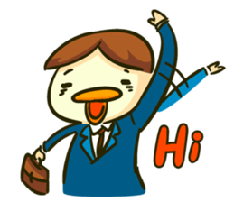 HardDuck The Office Man sticker #7491071