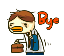 HardDuck The Office Man sticker #7491072