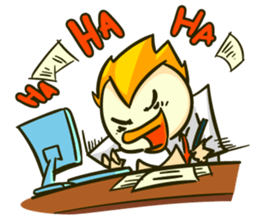 HardDuck The Office Man sticker #7491075