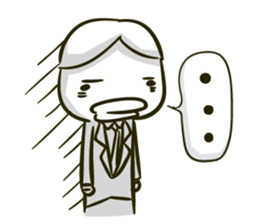 HardDuck The Office Man sticker #7491079