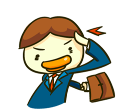 HardDuck The Office Man sticker #7491080