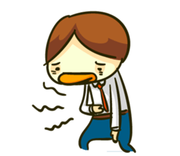 HardDuck The Office Man sticker #7491083