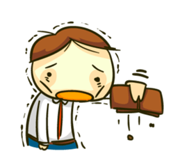 HardDuck The Office Man sticker #7491085