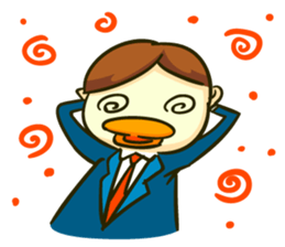 HardDuck The Office Man sticker #7491090