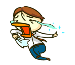 HardDuck The Office Man sticker #7491092