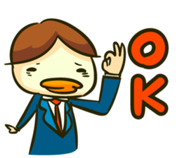 HardDuck The Office Man sticker #7491094