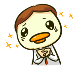 HardDuck The Office Man sticker #7491098