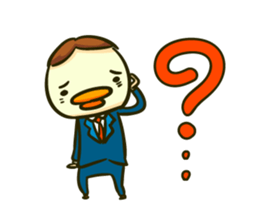 HardDuck The Office Man sticker #7491099