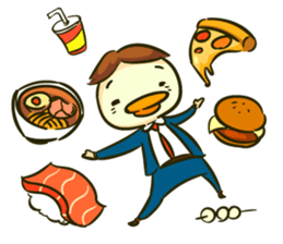 HardDuck The Office Man sticker #7491104