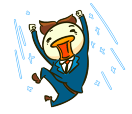 HardDuck The Office Man sticker #7491105