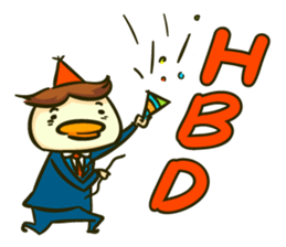 HardDuck The Office Man sticker #7491107