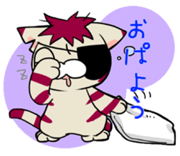 Bad panda&cat sticker #7491151