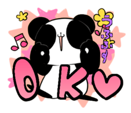 Bad panda&cat sticker #7491159