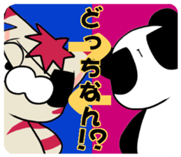 Bad panda&cat sticker #7491170