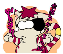 Bad panda&cat sticker #7491175