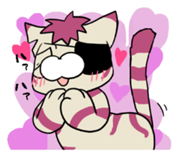 Bad panda&cat sticker #7491183