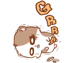 Cute Hamster an Emoticon. sticker #7491919
