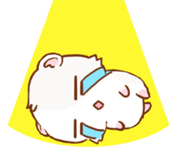 Cute Hamster an Emoticon. sticker #7491933