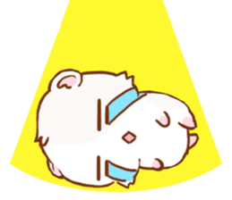 Cute Hamster an Emoticon. sticker #7491933