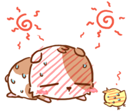 Cute Hamster an Emoticon. sticker #7491954