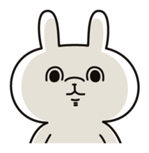 Rabbit of interesting reaction sticker #7492213