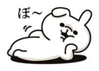 Rabbit of interesting reaction sticker #7492220