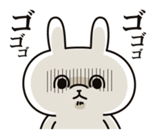 Rabbit of interesting reaction sticker #7492222