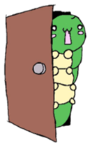 caterpillar clerk english sticker #7492423