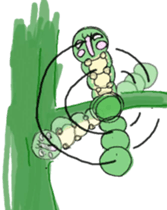 caterpillar clerk english sticker #7492433