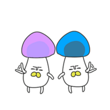 Daily poison mushrooms sticker #7492603