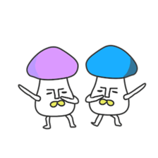 Daily poison mushrooms sticker #7492608