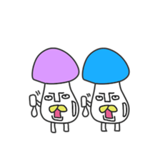 Daily poison mushrooms sticker #7492613