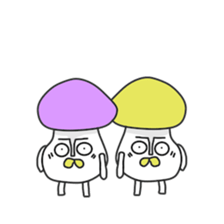 Daily poison mushrooms sticker #7492621