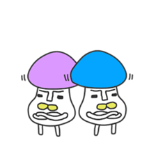 Daily poison mushrooms sticker #7492622