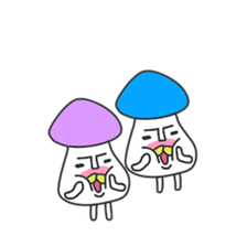 Daily poison mushrooms sticker #7492628