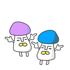 Daily poison mushrooms sticker #7492631