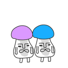 Daily poison mushrooms sticker #7492634