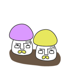 Daily poison mushrooms sticker #7492635