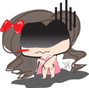 Ta-Kom Girl sticker #7493120