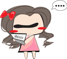 Ta-Kom Girl sticker #7493121