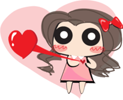 Ta-Kom Girl sticker #7493125