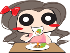 Ta-Kom Girl sticker #7493137