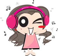 Ta-Kom Girl sticker #7493140