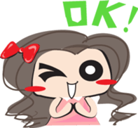 Ta-Kom Girl sticker #7493150