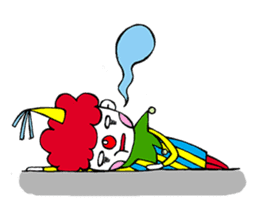 A Clown Boy With A Persona sticker #7493441