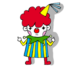 A Clown Boy With A Persona sticker #7493450