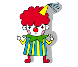 A Clown Boy With A Persona sticker #7493450